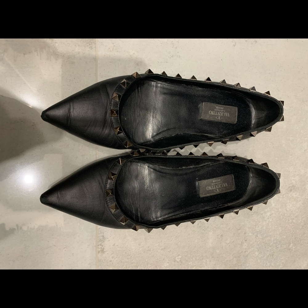 Valentino rock stud ballet flat